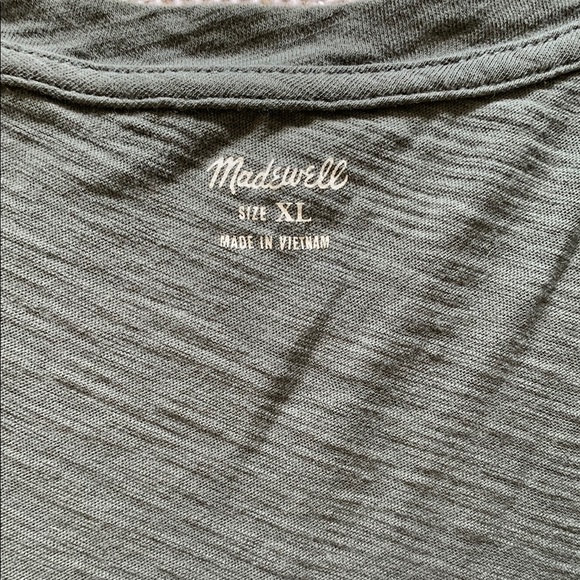 Madewell Relaxed Green Sleeveless Tank Top - Picture 4 of 4